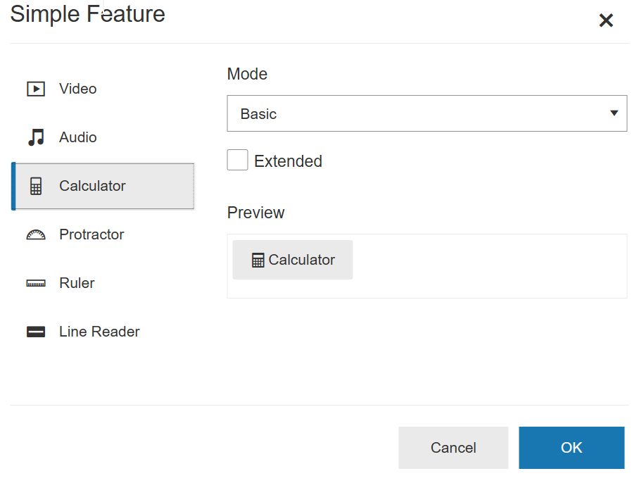 Simple Feature calculator options screen.png