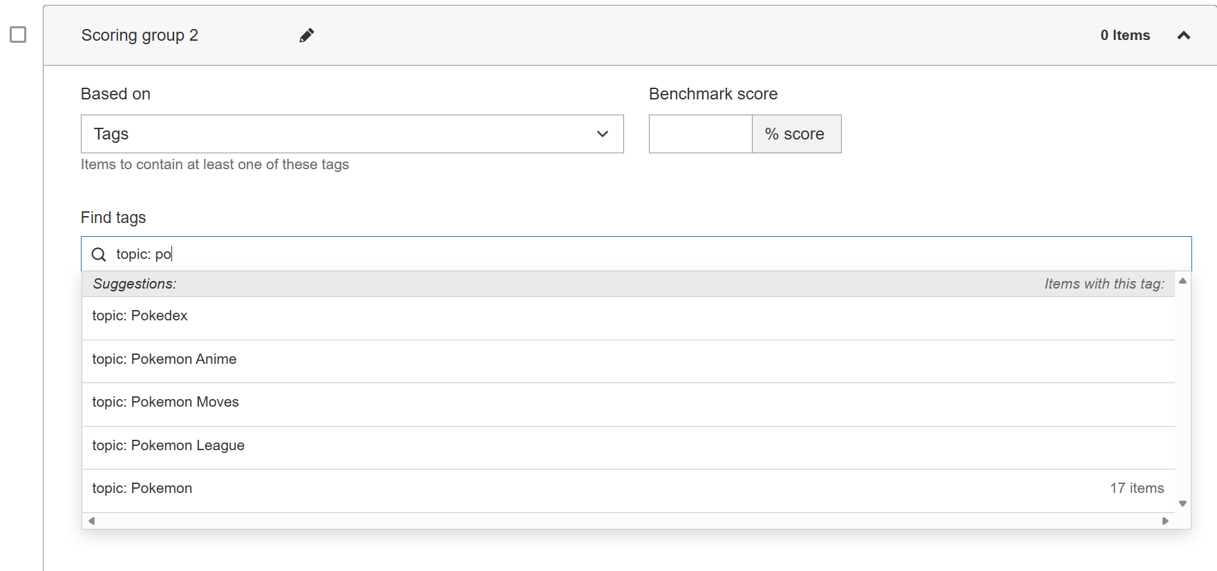 Tag search with Item count indicator.png