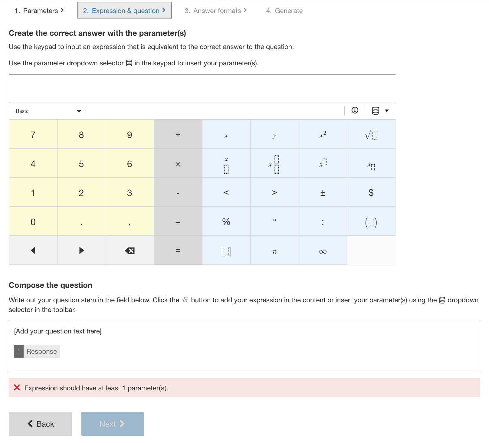 Using the Math Question Generator – Learnosity Author Guide